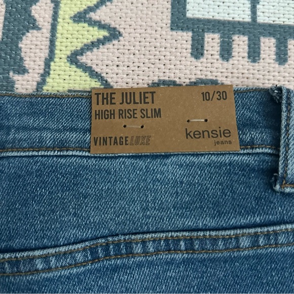 Kensie Jeans Vintage Luxe The Juliet High Rise Slim Stretch Jeans - Picture 13 of 13